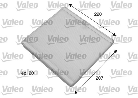 Filter vnútorného priestoru VALEO