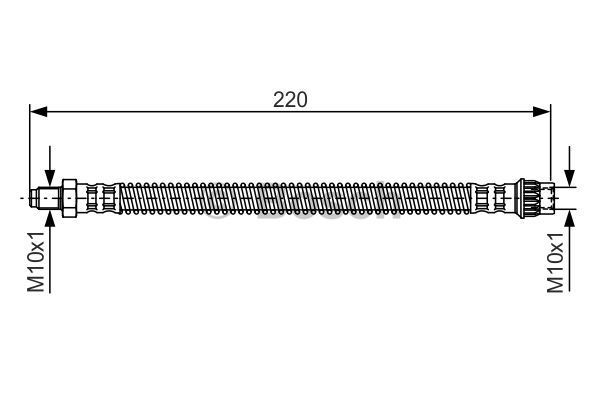 Brzdová hadica BOSCH