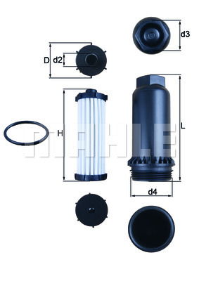 Hydraulický filter automatickej prevodovky KNECHT