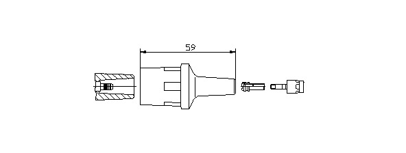 Pripájací konektor zapaľovacej cievky BREMI