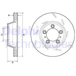 Brzdový kotúč DELPHI
