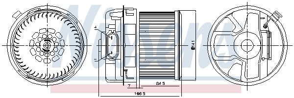 Vnútorný ventilátor NISSENS