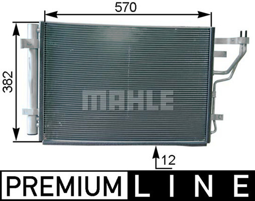 Kondenzátor klimatizácie MAHLE
