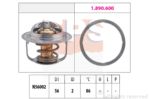 Termostat chladenia EPS