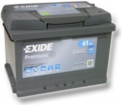 EA612  EXIDE premium 12V/61Ah Autobatéria