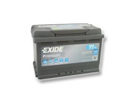 EA770  EXIDE premium 12V/77Ah  Autobatéria