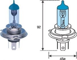 ZAROVKA H4 12V/60/55W BLUE LIGHT